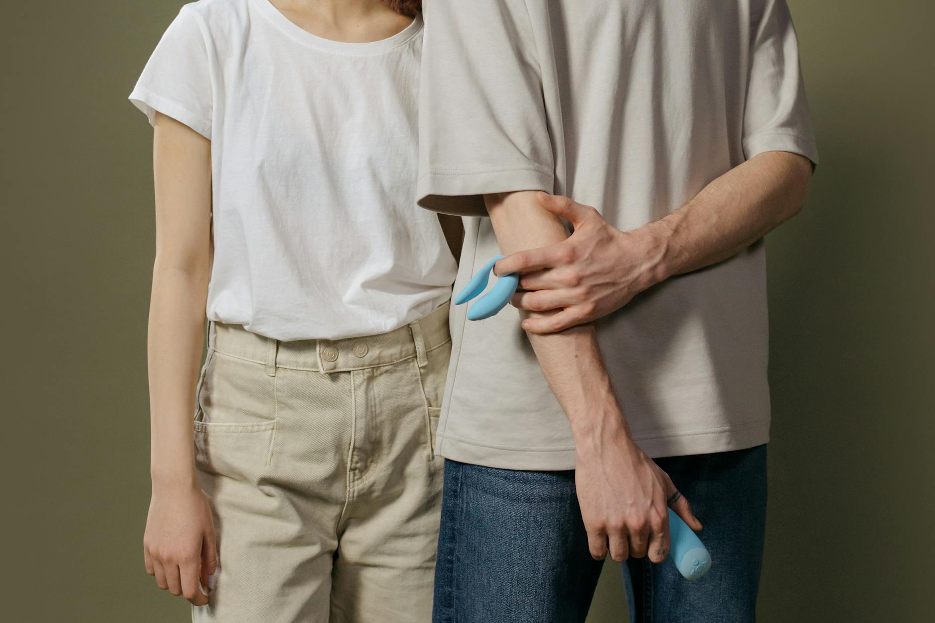 Close-up of a couple embracing, highlighting intimacy and connection after rebuilding trust